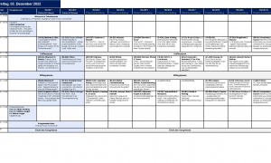 Übersicht Präsenz-Kongress Tag 2